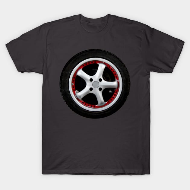 Wheel T-Shirt by burbuja